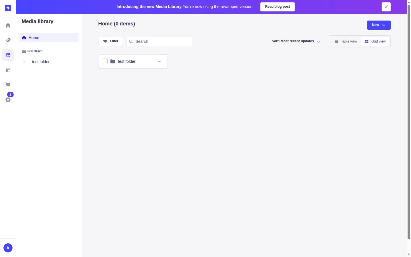 Media Library Interface